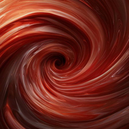 Abstract red and white swirl background.の素材