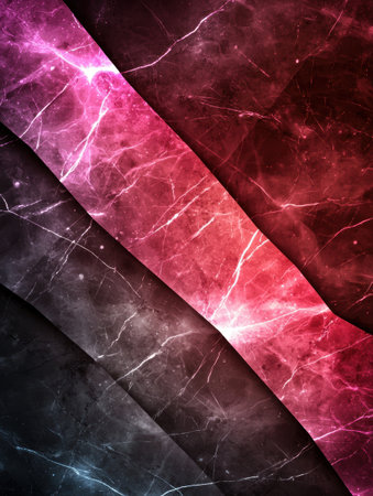 Abstract marble texture background with pink and red tones.の素材