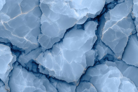 Abstract blue marble texture with deep veinsの素材