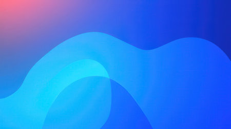 abstract blue and pink background with some smooth lines formed by itの素材