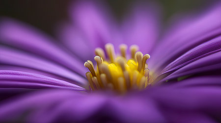 Close up of purple chrysanthemum flower, macro shotの素材