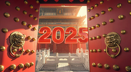 Chinese New Year of the Rat 2020. 3D Rendering.の素材