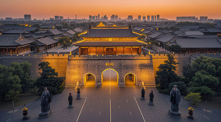 The Forbidden City in Beijing, Chinaの素材