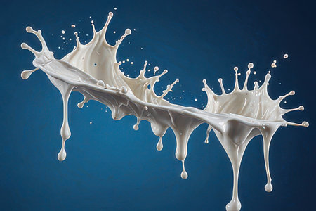 Pieces of torn paper on a white background. Copy space.の素材