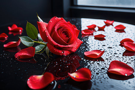 Road in the Mojave Desert, California, United States of Americaの素材