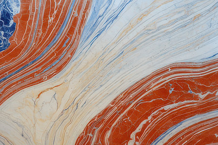 Marble abstract acrylic background. Marbling artwork texture. Agate ripple pattern. Gold powder.の素材
