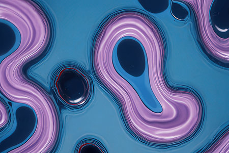 abstract fractal background a computer-generated 2D illustration, textureの素材