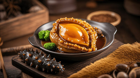 Traditional sweets on a wooden background. Toned.の素材