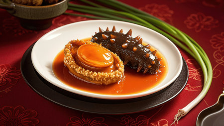 Japanese confectionery, Sesame glutinous rice cake with soy sauceの素材