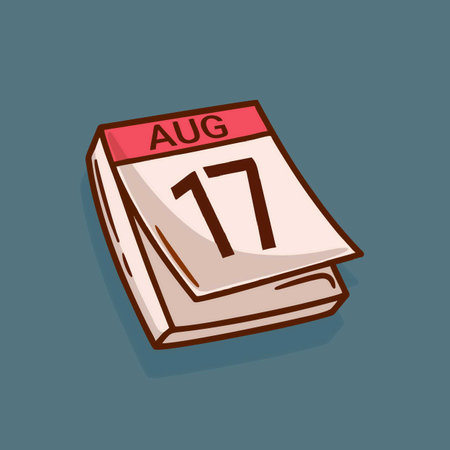 Calendar icon in flat design. Vector illustration.のイラスト素材