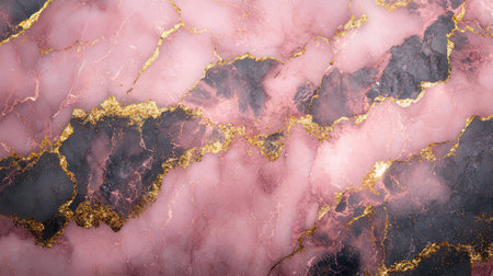 Marble patterned texture background. Abstract natural marble black and goldの素材
