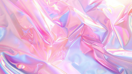 abstract pink and blue background with some smooth folds and folds in itの素材