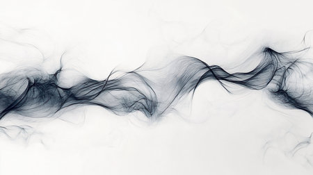 Abstract smoke moves on a white background. Design element. Abstract texture.の素材