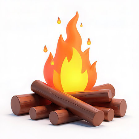 Wooden logs on a white background. 3d render. Vector illustration.の素材
