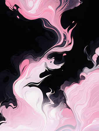 Abstract background with pink, white and black marble texture. Vector illustrationの素材