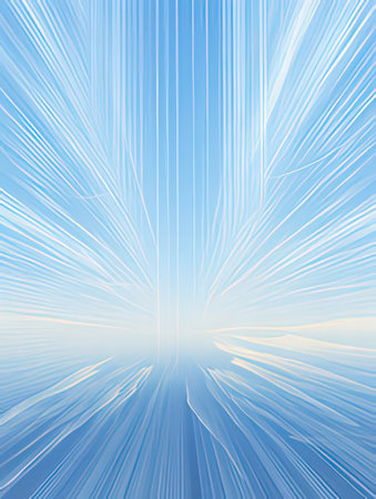 abstract blue background with rays of light and some smooth lines in itの素材