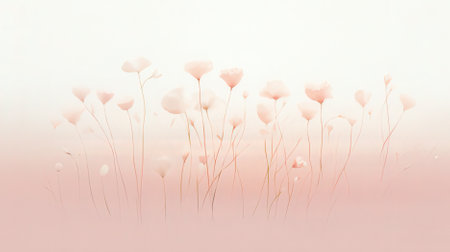 flowers background with soft pastel colors for graphic design and web designの素材