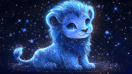 Beautiful summer landscape with meadow and river, vector illustration.の素材