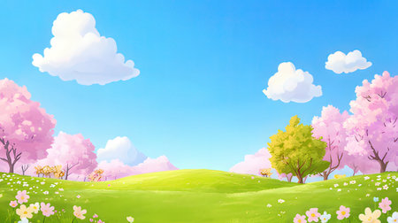 Beautiful landscape with starry sky.の素材