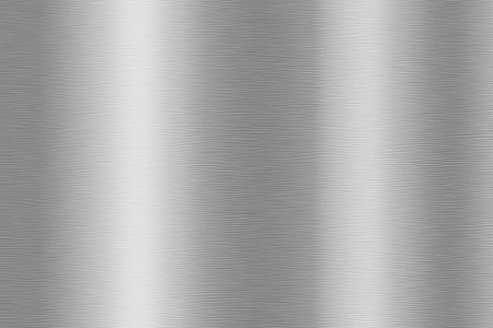 Metal background or texture of brushed steel plate with reflections and shinyの素材