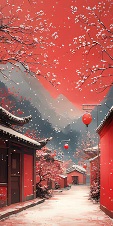 Bouquet of pink tulips in a glass vase on a white backgroundの素材