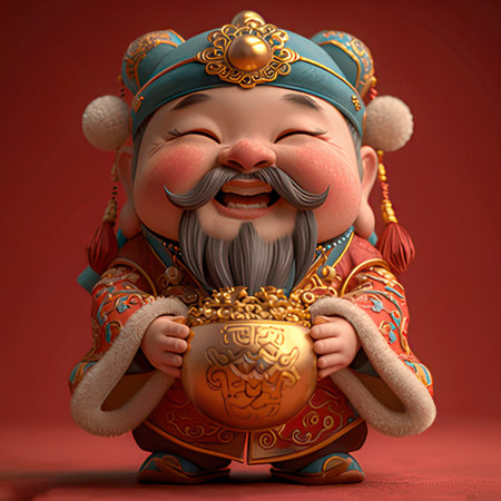 Happy Chinese New Year Greeting Card.の素材