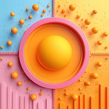 3d abstract background with geometric shapes. Vector illustration. Eps 10の素材