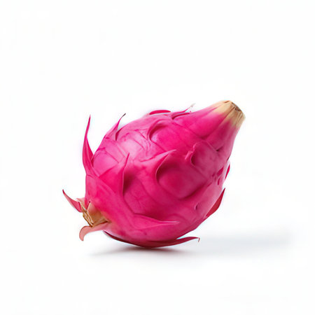 Dragon fruit isolated on white background. Clipping path included in file.の素材