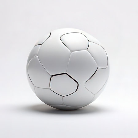 Soccer ball isolated on a white background. 3d rendering.の素材