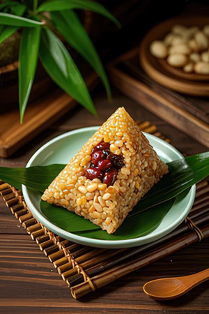 Korean traditional sweets Yakgwa, Honey Cookie, glutinous rice cakeの素材