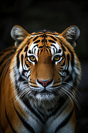 Portrait of Sumatran Tigerの素材