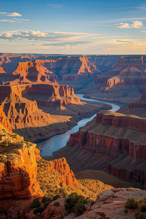 View of the Colorado River from Canyonlands National Park, Utah, USAの素材