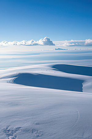 Winter landscape.の素材
