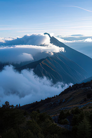 Mount Bromo is a volcano in Bromo Tengger Semeru National Park, East Java, Indonesiaの素材