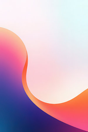 Abstract colorful background with curved lines. Template for brochure, flyer or presentation.の素材