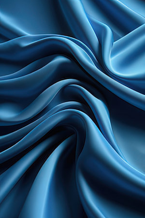 abstract background blue silk or satin luxury cloth texture can use as abstract backgroundの素材