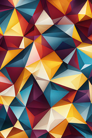 Triangular Abstract Background. Design 3d. Polygonal styleの素材