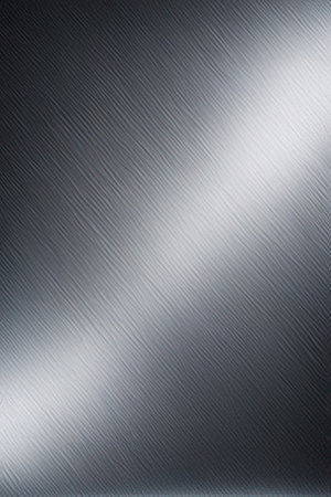Stainless steel texture or metal texture background with reflection and shadowの素材
