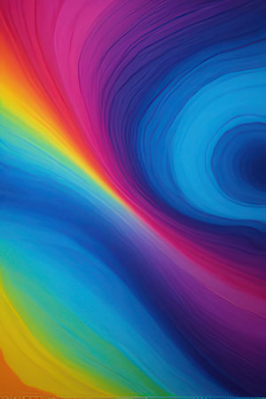abstract background with rainbow colors, design element for greeting cards and postersの素材