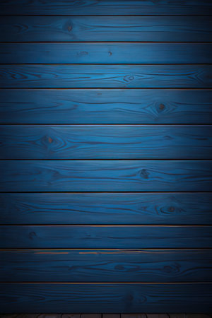 Blue wooden wall background, wood texture. Vector illustration. Eps 10の素材