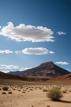Desert landscape in Namib Naukluft National Park, Namibiaの素材