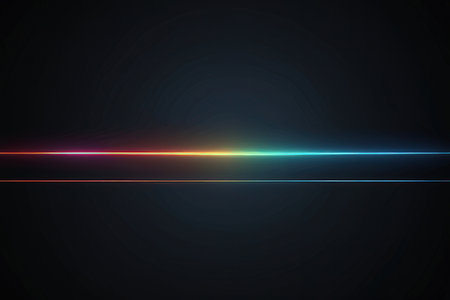 Abstract technology background with glowing lines. Vector illustration for your design.の素材