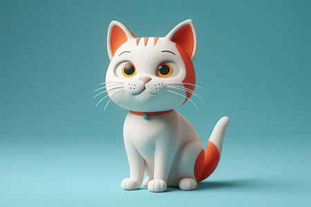 Neon blue heartbeat wave on dark background. Vector illustration Eps 10の素材