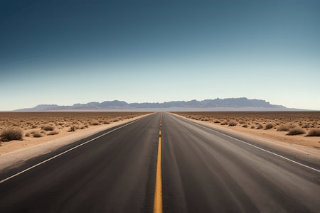 Road in the Namib Desert, Namibia, Africa