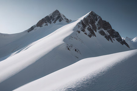 Mountains in Cordillera Blanca, Peru, South America