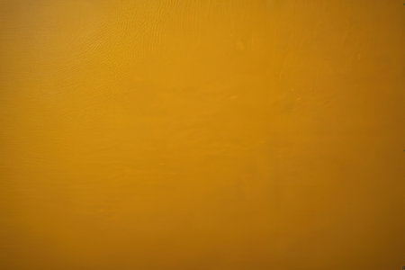 Yellow wall background or texture and gradients shadow. Abstract background.の写真素材