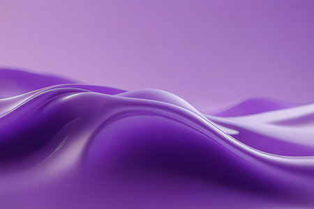 abstract purple background with smooth lines and waves, 3d renderの写真素材