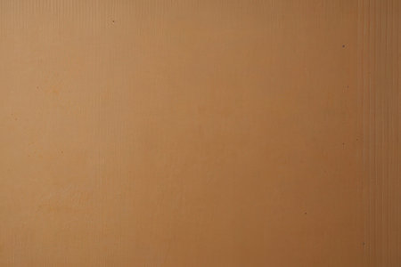 Orange wall texture background. Wallpaper with copy space for design.の写真素材