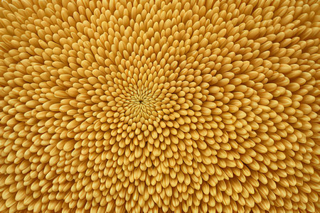 abstract background of yellow petals of a flower, close-up