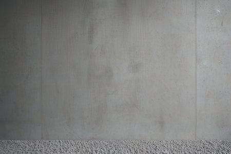 concrete wall and floor background with empty space for text or imageの写真素材